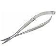 SANDBROS 4-1/2" Iris Scissors with Spring (Curved Blade)
