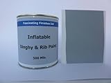 1 x 500ml Cloud Grey Inflatable Dinghy Anti Slip Paint. Boat Rib Fishing Raft