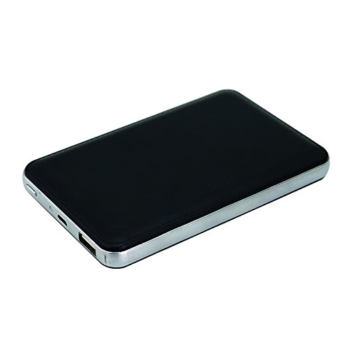 LogiLink PA0142B Lederoptik Mobiler Zusatzakku 8000 mAh schwarz