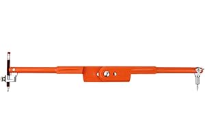 TOPOFLY Boussole de boussole de bois Compas pour menuisier avec porte-crayon d'aile Crayon pour la géométrie Dessin Drafting Outils Orange pour DIY pour la maison