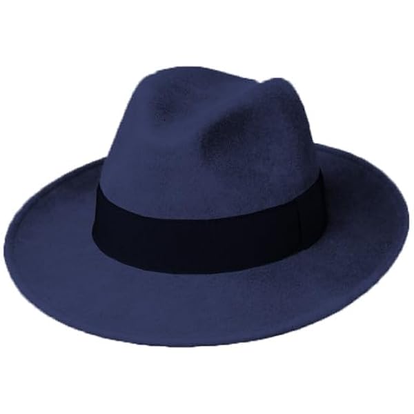 Fiebig Fedora Wollfilzhut – Wasserabweisend & Formbeständig, Klassischer Filzhut Für Damen & Herren