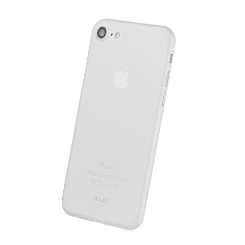 doupi UltraSlim Funda para iPhone 8 7  4 7 Pulgadas  finamente Aburrido Ligero Estuche projoector Protective Cover Case Escudo Shell Hardcase  Blanco