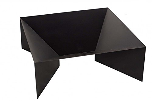 FARMCOOK Feuerschale PAN-2 schwarz lackiert in drei Größen (80x80x30 cm) - 3