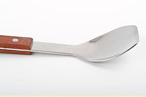 Eisschaufel, Isenretail Eisportionierer, Edelstahl Eiscreme, Holz Griff, 24CM - 4