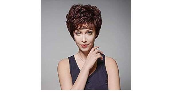 Buy Generic Short Remy Human Hair Wig Virgin Mono Top Side Bang