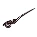 Breezelike Handmade Carved Ebony (Black Sandalwood) Hair Stick:Swan