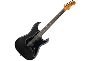 KORN JET Guitars JS400 - Guitarra eléctrica, color negro mate