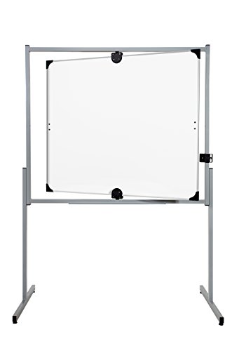 Ulmann 111595-Tableau pivotant - sur pieds 100x120 cm Blanc