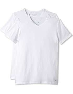 Marc O'Polo Body & Beach Herren Unterhemd SHIRT V-NECK (DOPA), 2er Pack