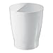 Produktbild InterDesign Franklin Wastebasket Trash Can for Bathroom, Kitchen, Office - White by InterDesign