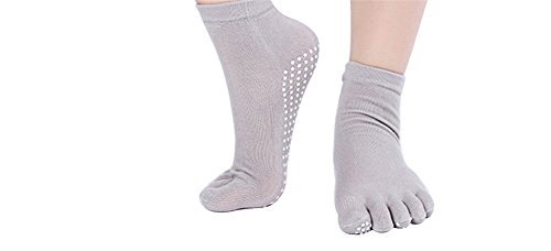Pilates / Yoga / Martial Arts / Fitness, Gymnastik / Tanz Socken, Fußbodensocken, Socken Yoga-Socken rutschfeste Gummisohlen Atmungsaktivität rutschfeste Socken Baumwolle Zehensocken Funktion Yogasocken - 3