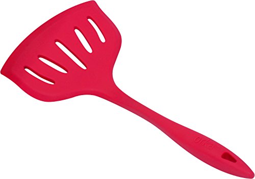 Mastrad F15404 Voll- Silikon Fischwender, himbeerrot - 2