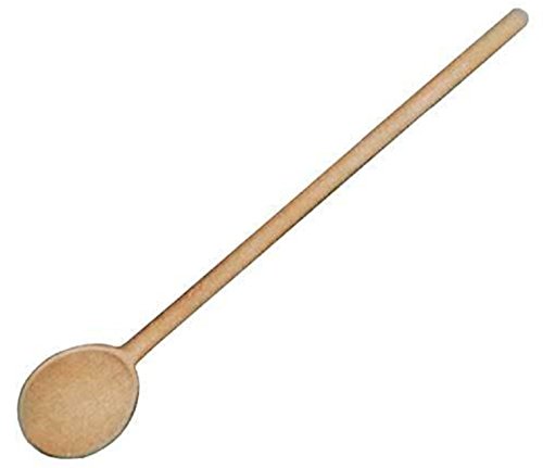 Holzkochlöffel, rund, aus unbehandeltem und naturbelassenem Buchenholz / verfügbare Längen von 24 bis 100 cm | ERK (A8 - Länge: 60 cm)