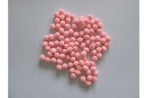 HI-TACK Trimits PP1P | Pink Pom Poms | Toy Making | 7mm | 100 pack
