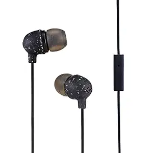 House of Marley Little Bird EM-JE061 in-Ear Headphones with Mic (Black)