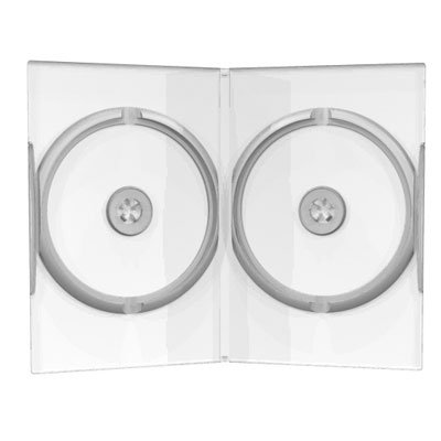 MediaRange BOX26 CD/DVD Videobox (2-fach, 50 Stück) klar