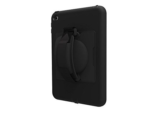 Incipio Capture Rugged Case für Apple iPad mini 4 - extrem robuste Schutzhülle [Austauschbare Rückplatten | Handschlaufe | Standfunktion | Stoßfest] - IPD-283-BLK