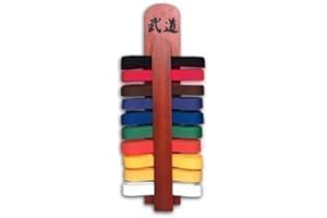 PLAYWELL Martial Arts Budo Kanji 10 belt Display Stand