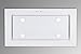 Produktbild Luxus Deckenhaube 96cm / Weißglas Design/Inlusive Saugstarken Motor 925m³/h/Dunstabzugshaube/Inkluisve Fernbedienung/LED Beleuchtung/4 Stufen mit 1 Turbostufe/Deckenlüfter /Europäische Premiumklasse/