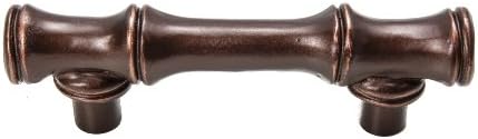 Carpe Diem Hardware 2380-22 Coastal Living Bamboo Pull 3-Inch O.C, Large, Oil Rub Bronze