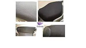 Guance Waterproof Black Mesh Net Seat Cover with Cushion Sweat Free Seat Cover for TVS Scooty Pep Plus