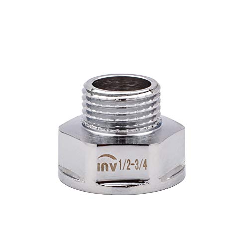 CROMADO BSP Cojinete reductor 3/4" HEMBRA - 1/2" macho Alta Calidad