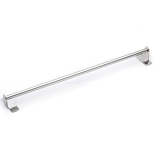 ConCo Küchenbesteck Küchenhelfer Set aus SUS304 Edelstahl Hängeleiste Küchenutensilien Kochzubehör Set 8 Haken – 50cm Doppel Schiene (50cm Single Schien) - 2