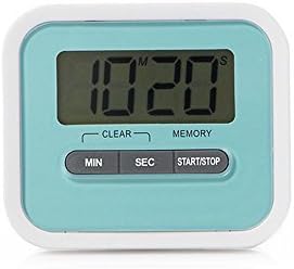 Westonetek Digital LCD Kitchen Timer, Count UP Down Countdown Timer with Magnetic Clip and Stand for Cooking, Study, Homework, Facial Mask, Sport Exercise, Max to 99 Minutes 59 Seconds, Blue