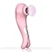 Produktbild Tracy's Dog Vibratoren für Sie mit G-punkt und Klitoris Stimulation, Klitoris Massage Paarvibratoren mit Massagebürste,10 Vibrationsmodi und Akku-Technik, 100% Wasserdicht Pink