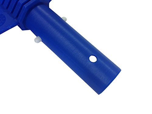 Steinbach Poolreinigung Beckenbürste kurz, für Teleskopstange, Blau, 25 cm - 4