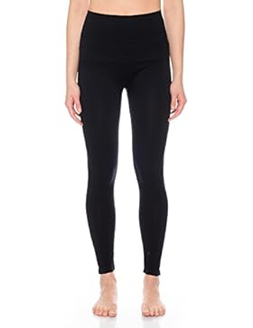 Kendindza Damen Elastisch Stretch Legging Leggings / Hoher Bund High Waist Bauch Weg