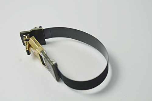 Neue schwarze FPV HDMI Kabel Micro Schnittstelle zu Standard-Schnittstelle für GH4 BMPCC A5000 A6000 A7S A7R 90 Grad DJI 10CM - 9