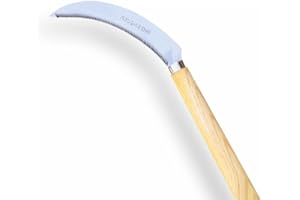 FINPAN Gartenarbeit Japanische Edelstahl Halbmondförmige Sichel 160mm No.2210 (Argyle)