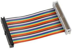 Pro Signal RIBBON CABLE, RAINBOW, M-F, 40WAY, 100MM PSG-40MFRBW-100