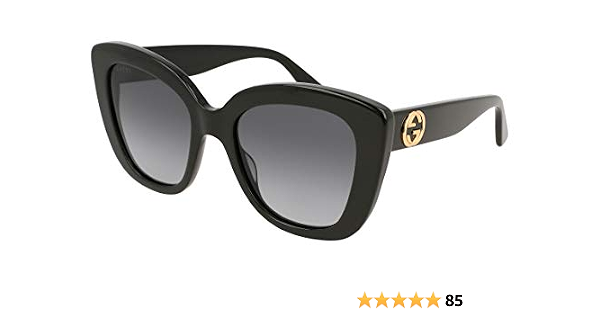 Gucci GG0327S 001 BLACK BLACK GREY nero nero grigio : Amazon.it:  Abbigliamento