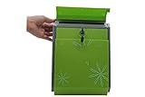buzon de sugerencias en acrilico cali Caja,Caja de Carta de Acusación,Caja de Boleto Invalidado) Incluye: cerradura y 2 llaves.