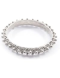 Fede Sarda Oro Bianco Tutto Giro a Nido d'Ape