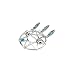 Adeby(TM)1 Pc Women Fashionable Sexy Sun Nipple Ring Body Ring Piercing Jewelry