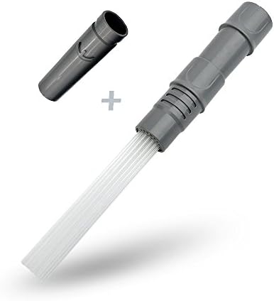 Angeloo Universal Vacuum Cleaner Attachment Dust Remover Brush-Perfect for Air Vents/Keyboards/Drawers/car/Tools/Crafts/Jewelry/Plants