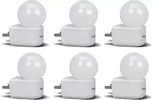 Philips 0.5 W Standard 2 Pin LED Bulb (White, Pack of 6)