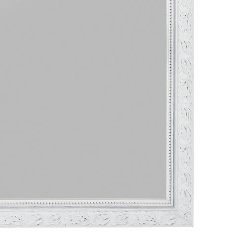 Holzrahmenspiegel in weiß, Maße: B/H: ca. 70 x 170 cm incl. Aufhänger - 2