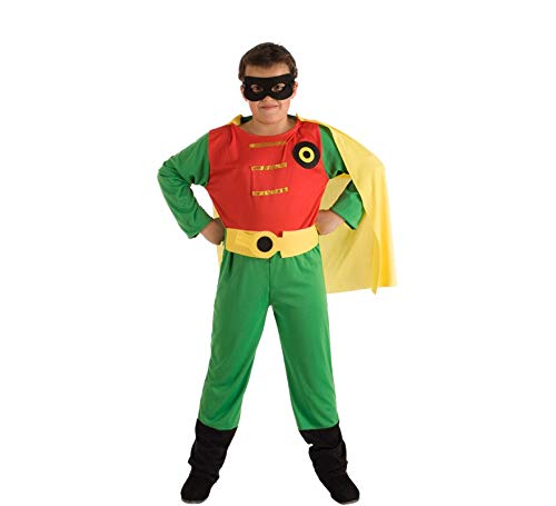 Costume da Robin Impavido per bambino P2-(6/7 anni)