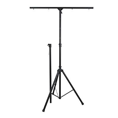 Inconnu Portique pour jeux de lumière en aluminium réglable avec barre en T 1.22M - NJS064A