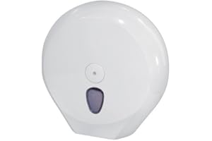 MAR PLAST Dispenser Distributore Porta Carta Igienica Maxi Jumbo a Muro Bianco