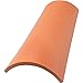 Produktbild Teja Mini - Naturrot - 25cm - ®Rimini Baustoffe GmbH - Mediterrane Dachziegel Mönch Nonne Halbschale