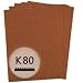 Produktbild kwb K80 Schleifpapier in 10 Bögen, 230x280mm - für Holz und Farbe