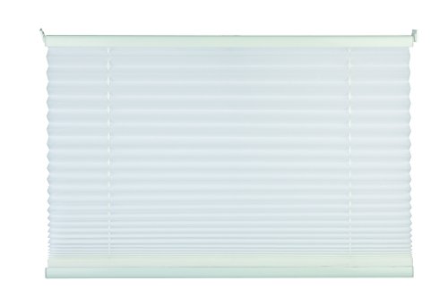 mydeco® 75x130 cm [BxH] in weiß - Waben- Plissee Jalousie ohne bohren, Rollo für innen incl. Klemmträger (Klemmfix) - Sonnenschutz, Sichtschutz für Fenster