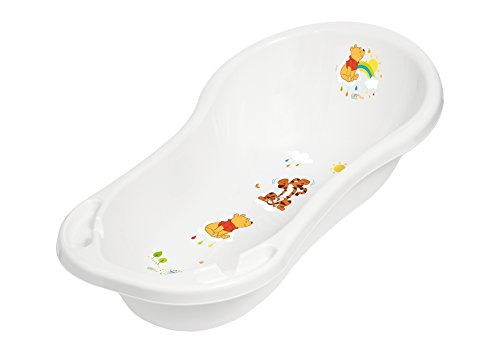 2er Set Disney Winnie Pooh weiß Badewanne XXL 100 cm + Badesitz - 2