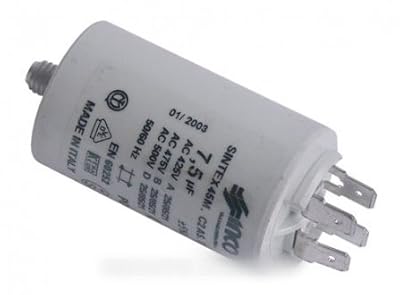 CANDY - 7,5UF-450V CONDENSATEUR DE DEMARRAGE POUR SECHE LINGE CANDY