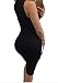 Bling-Bling Dress Women's Black White Colorblock Cross Front Bodycon Dress